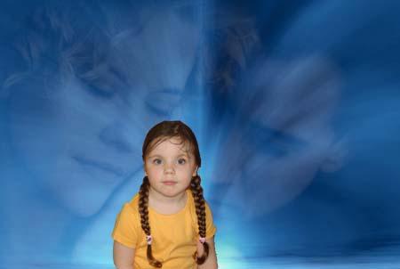 Shannen ma petite fille qui sera ma demoiselle d'honneur le samedis 5 mai