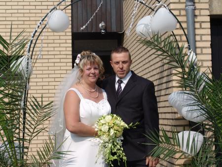 La mariée et sont fils David