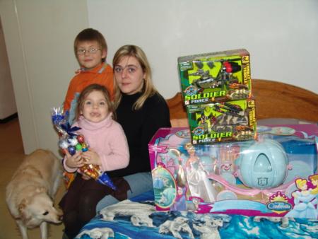  Ma fille et mes  petits enfants